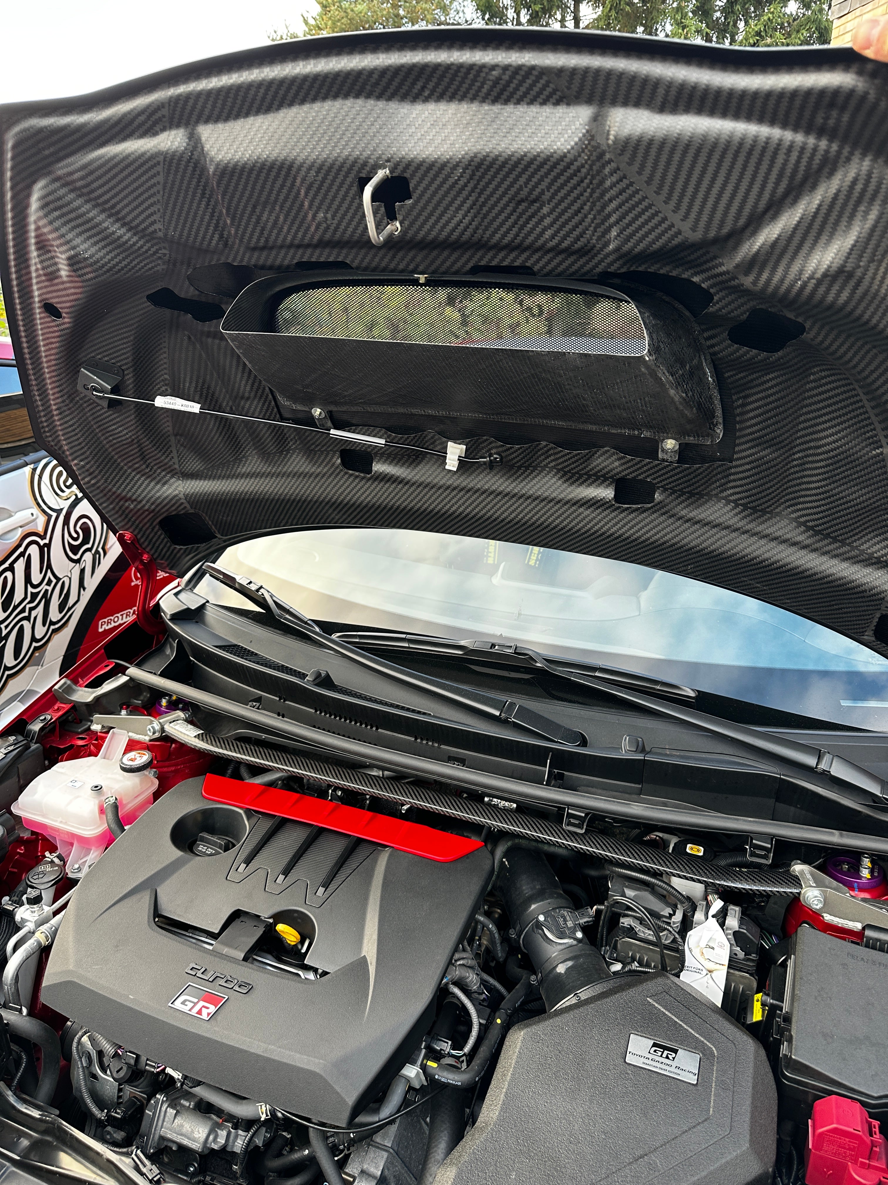 GR-Yaris Kohlefaser Motorhaube