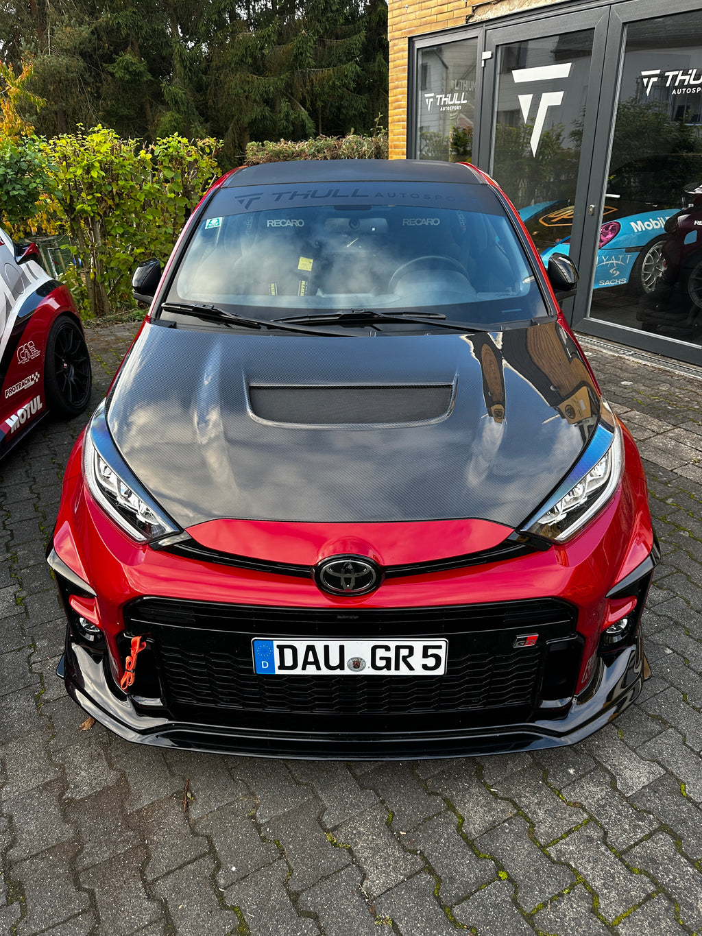GR-Yaris Kohlefaser Motorhaube